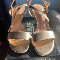 Sandalini dorati 37 e mezzo  7/B