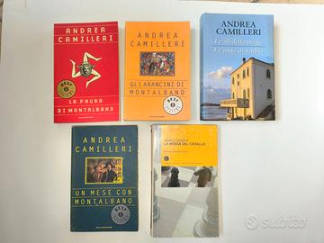 Lotto di 5 libri dell'autore Andrea Camilleri.  -