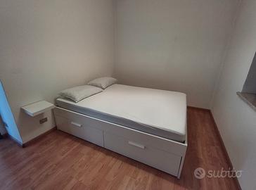 Letto Matrimoniale Brimnes Ikea con cassetti 