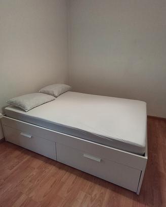 Letto Matrimoniale Brimnes Ikea con cassetti 