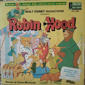 Libro di storie Robin Hood 1973 vintage #3810 Disn