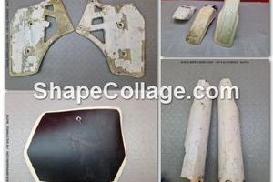 KIT PLASTICHE KTM MX 125 1986 1985 GS 1984