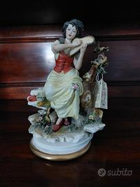 Statuina in porcellana capodimonte scultore Walter