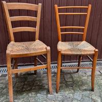 COPPIA DI SEDIE CAMPAGNOLE