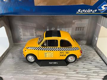 Fiat 500 Taxi New York 1:18 Solido 1/18