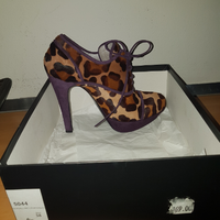 Scarpe tacco 12 cavallino leopardato n.38