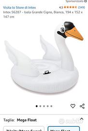Gonfiabile cigno gigante intex
