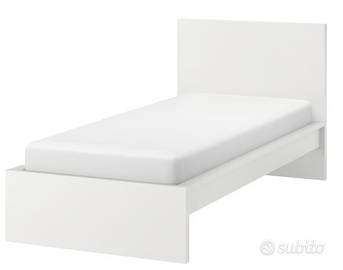 Letto singolo MALM + doghe Ikea 