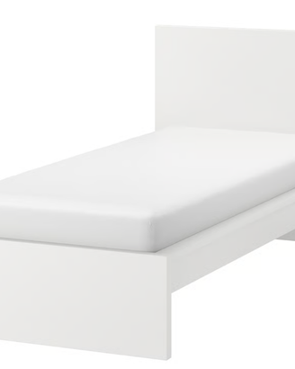Letto singolo MALM + doghe Ikea 