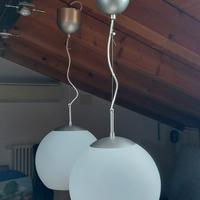 Coppia lampadari ikea sfera