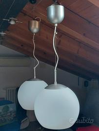 Coppia lampadari ikea sfera