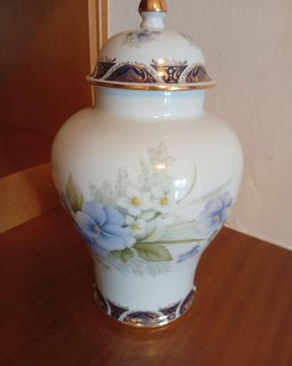 Vaso Limoges in porcellana decorata