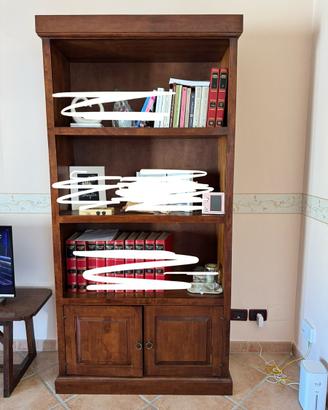 Librerie legno noce