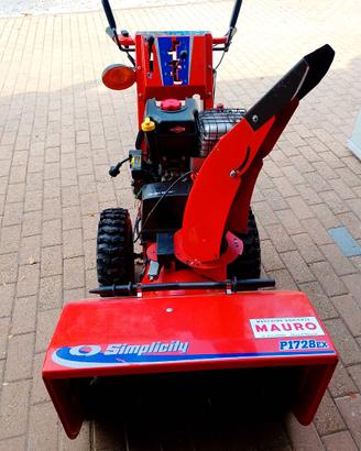 Lancia neve spazzaneve Simplicity Modello P1732EX