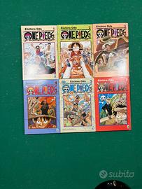 Manga one piece new editiom da 1 a 7 escluso il N6
