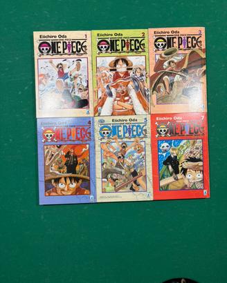Manga one piece new editiom da 1 a 7 escluso il N6