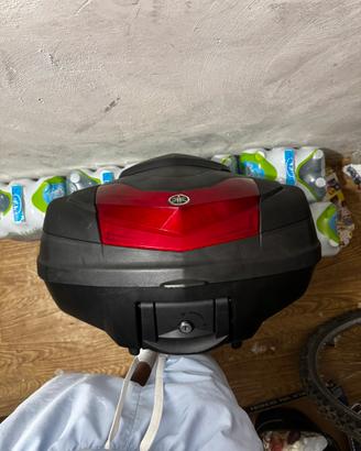 Bauletto con chiave + staffa portapacchi yamaha