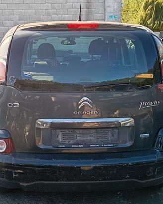 POSTERIORE COMPLETO CITROEN C3 PICASSO PER RICAMBI