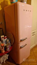 Frigorifero smeg 50' style rosa parzialmente funzi