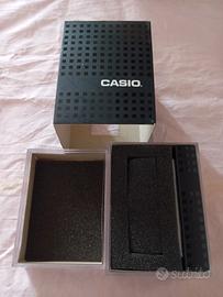 scatola in plastica per orologio Casio 