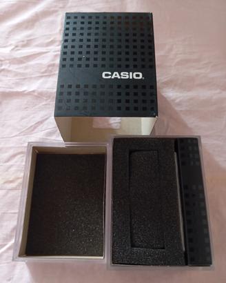 scatola in plastica per orologio Casio 