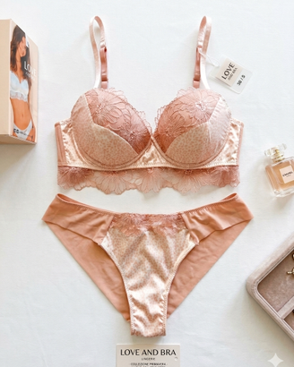 Completo Intimo Love and Bra - Rosa Leopardato 3B