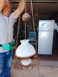 lampadario antico  del 800 