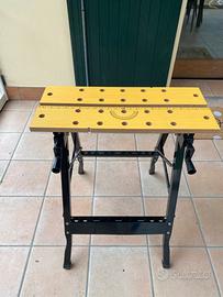 Banco da lavoro con morsa , richiudibile