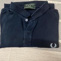 Polo Fred Perry Tg 46”/117 (M/L) Blu notte