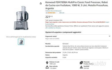 Kenwood FDM780BA MultiPro Classic Food Processor