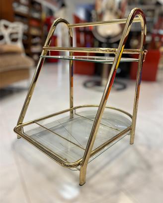 Carrello Bar Portavivande Vintage in Metallo