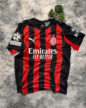Maglia Casa Milan 2025/26 - Ricci 4 - Patch Champ.