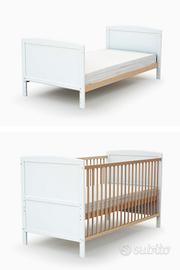 culla evolutiva lettino 70x140 con materasso 