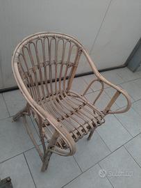 Sedia in vimini 