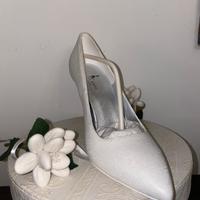 Scarpe da sposa con punti luce. N.37