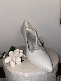 Scarpe da sposa con punti luce. N.37