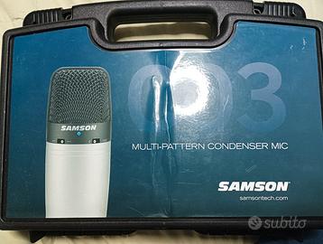 SAMSON MULTIPATTERN C03 MICROFONO PROFESSIONALE