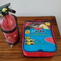 Kit estintore più fune di traino.