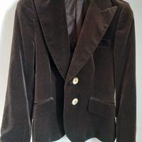Giacca in velluto marrone