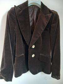 Giacca in velluto marrone