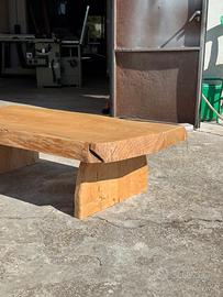 Tavolino da salotto legno massello