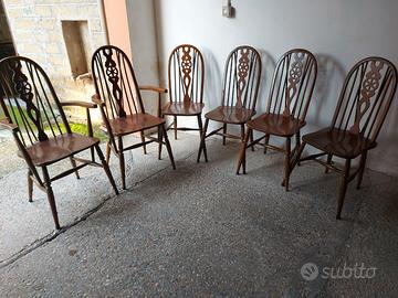 Sedie antiche Windsor