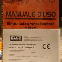 Radiocomando per gru