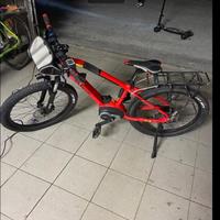 MTB a pedalata assistita per bambini cerchia da 24