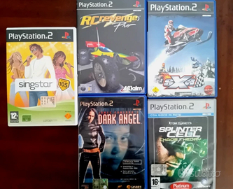 Lotto 5 Giochi PS2 - PAL - Splinter Cell- Vari