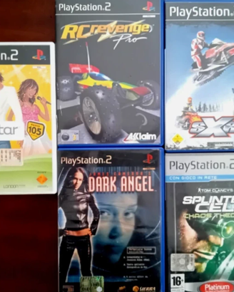 Lotto 5 Giochi PS2 - PAL - Splinter Cell- Vari