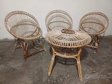 set vimini da giardino anni 60