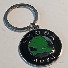PORTACHIAVI AUTO SKODA IN ACCIAIO INOSSIDABILE