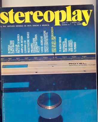 rivista STEREOPLAY numero 42 marzo 1977