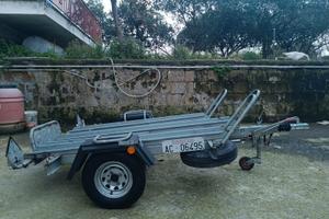 Carrello porta moto 3 posti KOBER con rampa omolog